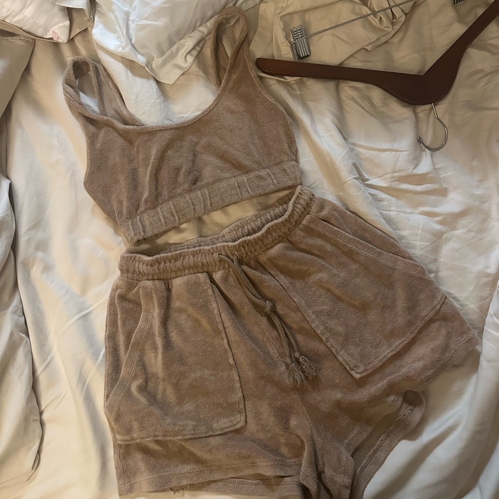 Zara matching teddy set